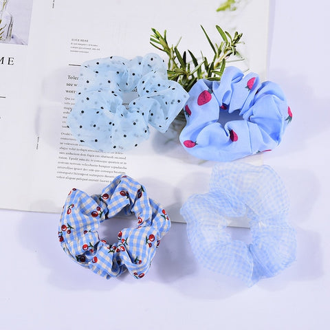 4 pieces Scrunchies Mix #11