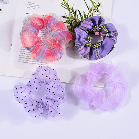 4 pieces Scrunchies Mix #12