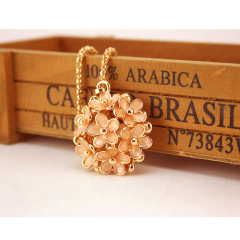 Crystal Flower Necklace