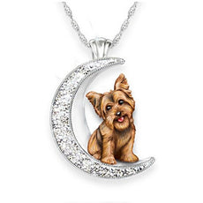 "Dog On Moon" Free Necklace