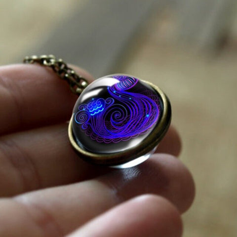 "Sign in a Bubble" Necklace