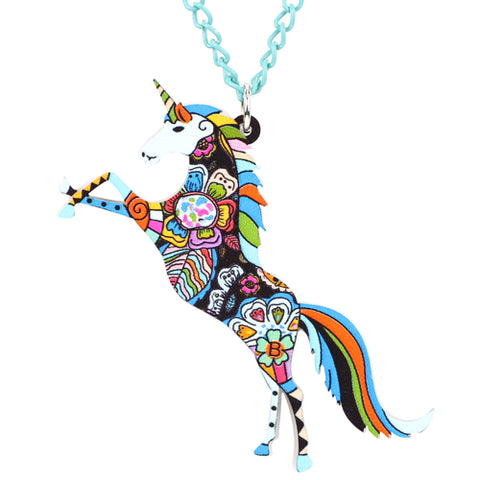 Colorful Unicorn Necklace