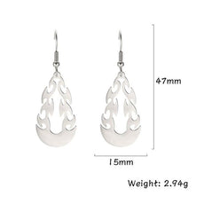 Earings, Model - Bonfire Steel