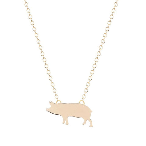 Happy Pig Necklace