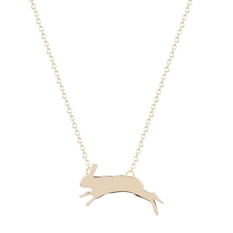 Bunny Running Necklace