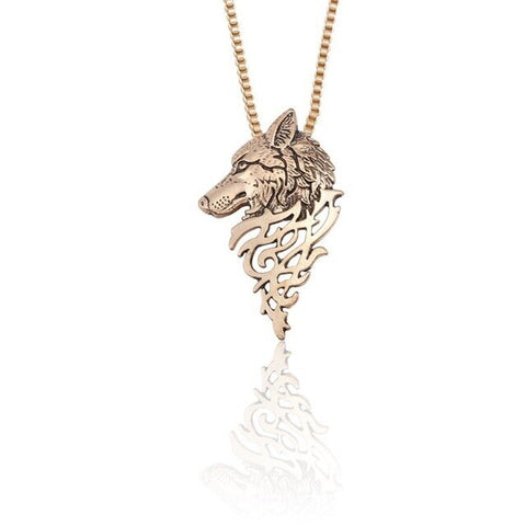 "Wolf Face" Necklace