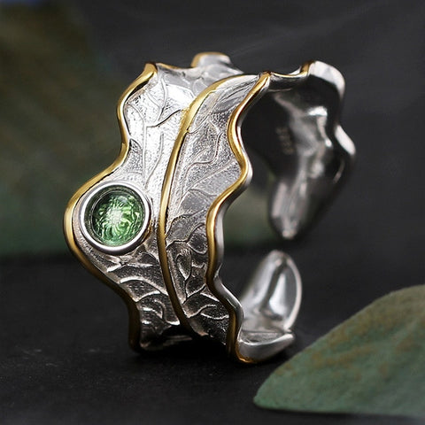 Sterling Silver Gemstone Ring