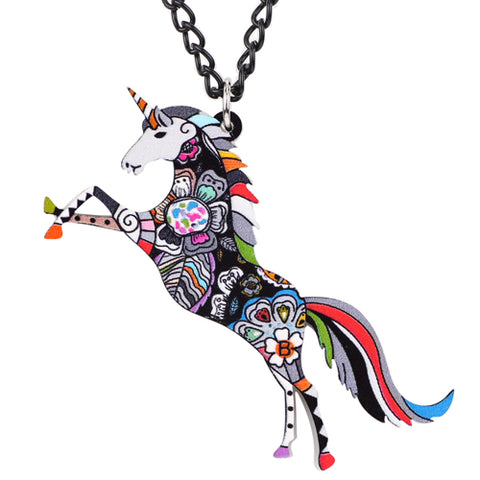 Colorful Unicorn Necklace