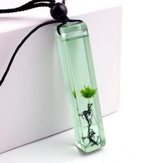 "Green Flower" Necklace