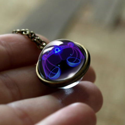 "Sign in a Bubble" Necklace