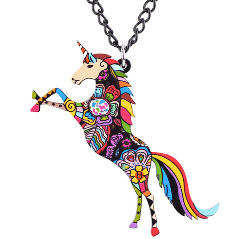 Colorful Unicorn Necklace