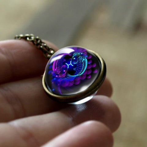 "Sign in a Bubble" Necklace
