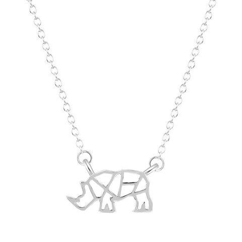 Rhinoceros Hollow Necklace