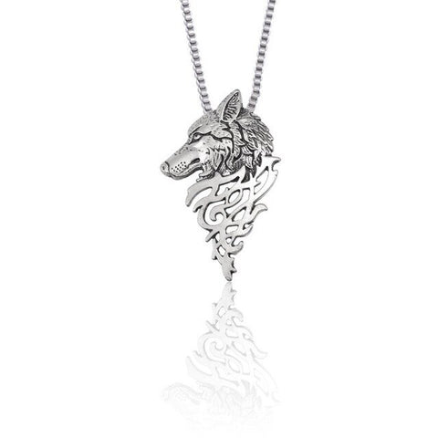 "Wolf Face" Necklace