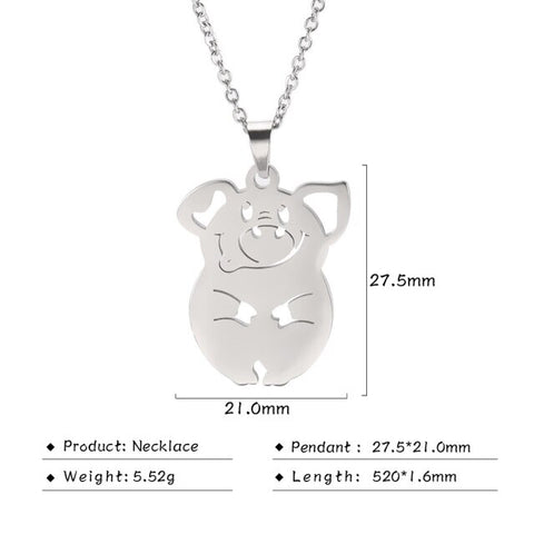 Pig Necklace