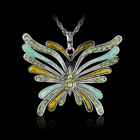 Vintage Butterfly Necklace