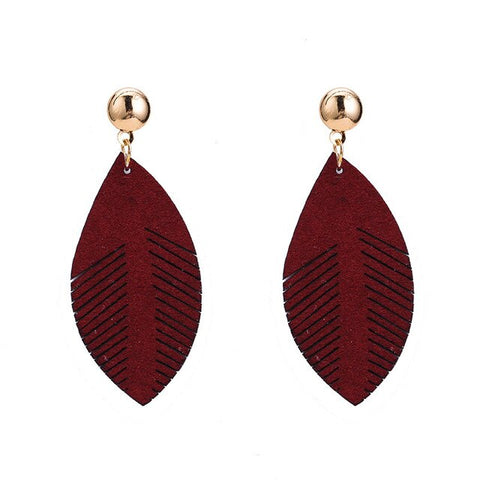 Big Leaf Drop Earrings
