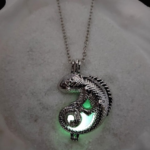 Chameleon Glow in the Dark Necklace
