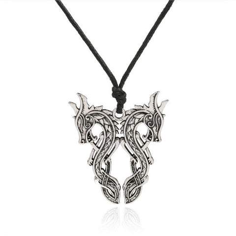 Two Dragons Necklace