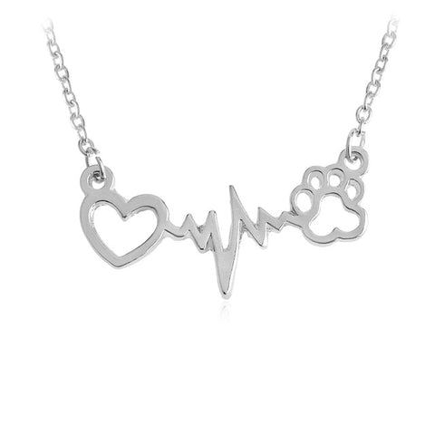 Paw Heart Necklace