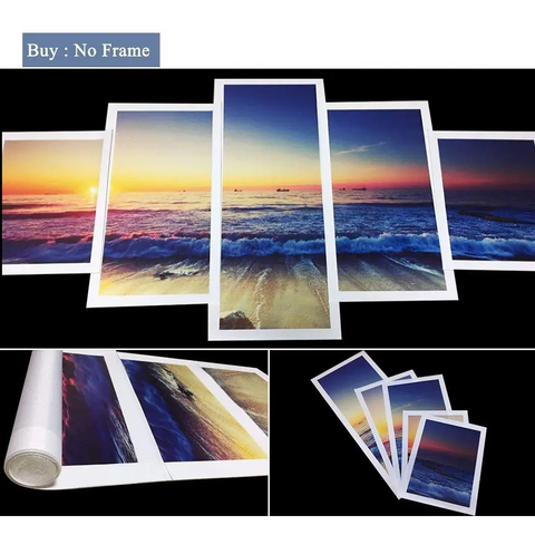 3 Pieces Zebras Wall Canvas