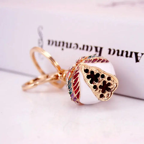 3D crystal Owl Keychain