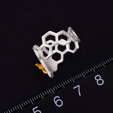 925 Sterling Silver Bee Ring