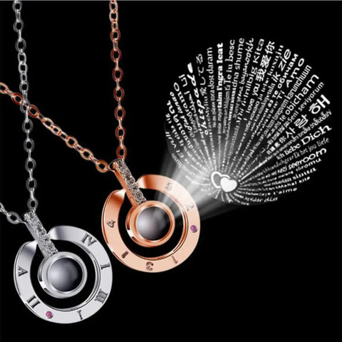 I love You 100 Times Necklaces