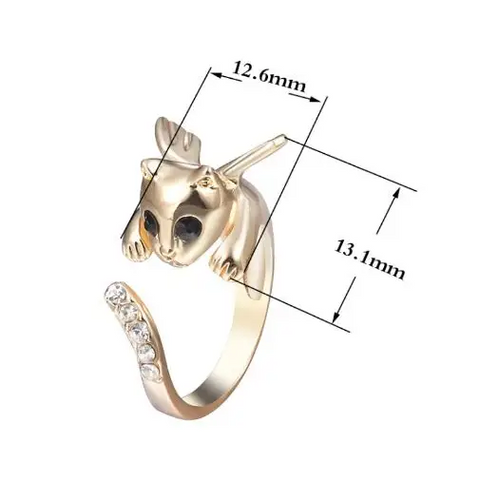 Angel Cat Ring