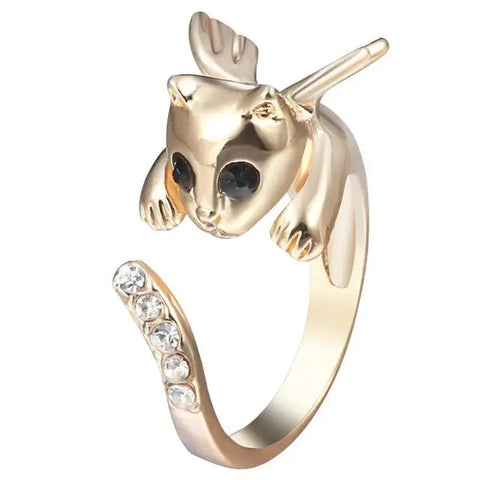 Angel Cat Ring