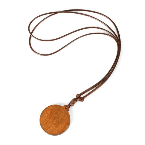 Animal Art  Wood Necklace