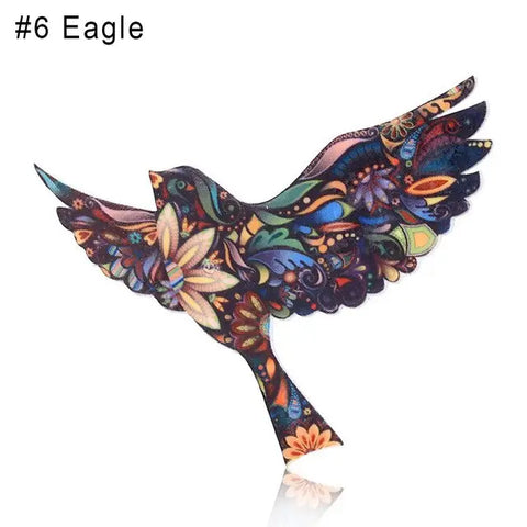 "Animal Love" Acrylic Brooch