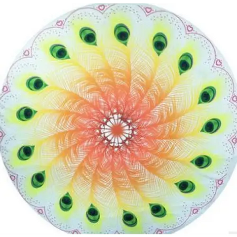 Animal Round Towels For Beach