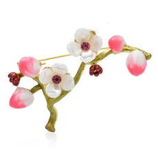 Baby Plum Blossom Flowers Brooch