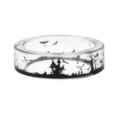 Bats Clear Resin Ring