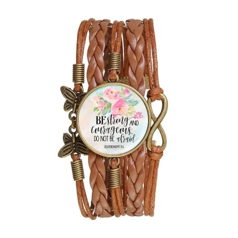 Be Strong and Courageous Bracelet