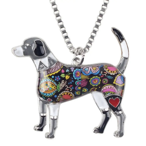 Beagle Multicolor Necklace