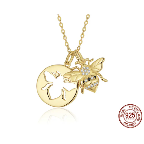 Bee Double Necklace