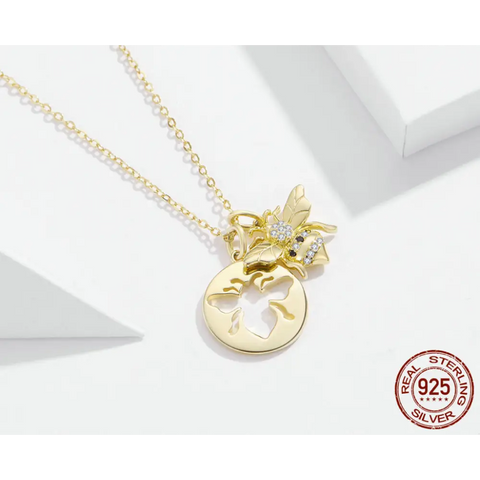 Bee Double Necklace