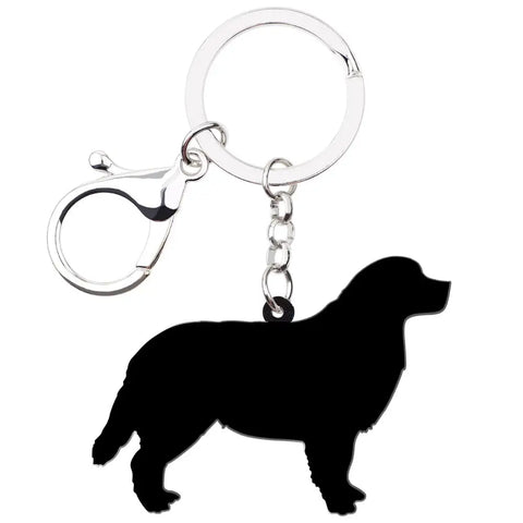 Bernese Mountain Dog Acrylic Keychain