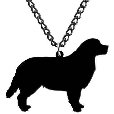 Bernese Mountain Dog Acrylic Necklace