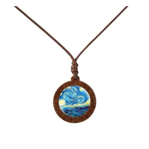 Breathtaking Nature Wood Necklace
