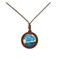 Breathtaking Nature Wood Necklace
