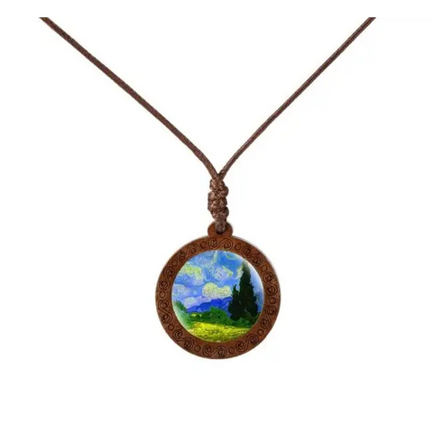Breathtaking Nature Wood Necklace