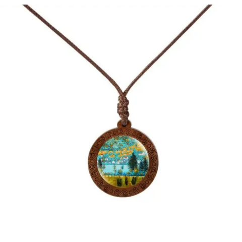 Breathtaking Nature Wood Necklace