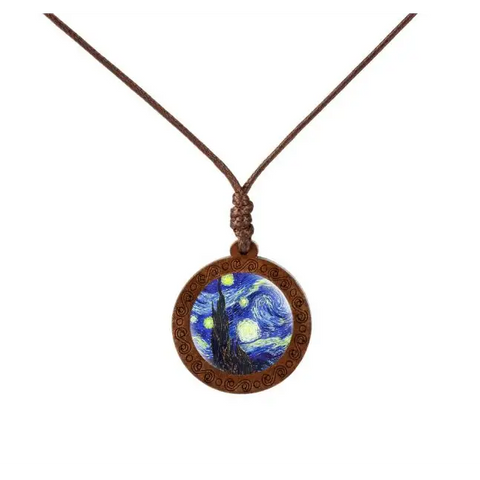 Breathtaking Nature Wood Necklace