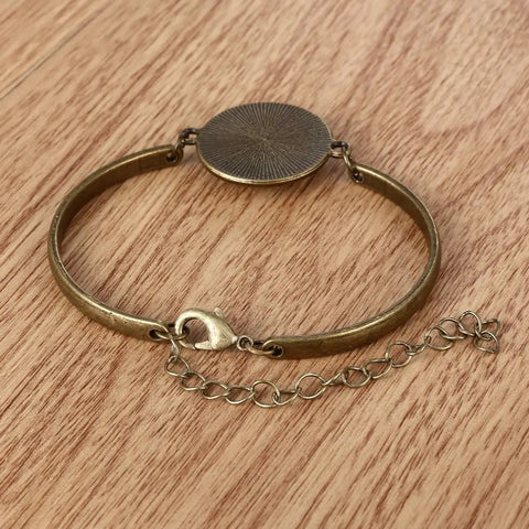 Bronze Dragon Round Cameo Bracelet