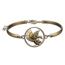Bronze Dragon Round Cameo Bracelet