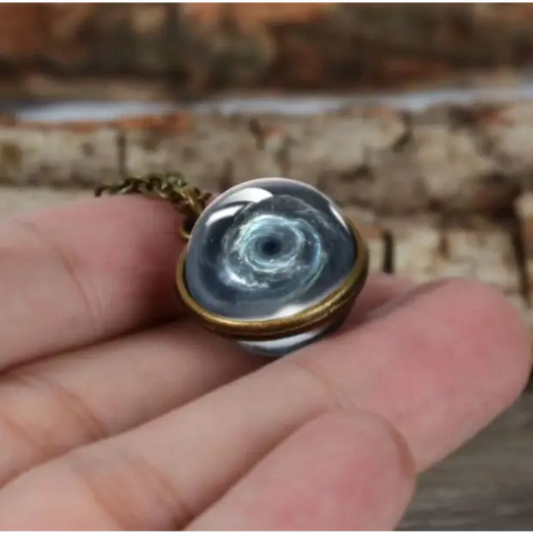 Bronze Galaxy Holes Necklace