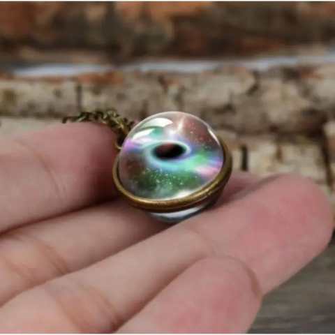 Bronze Galaxy Holes Necklace